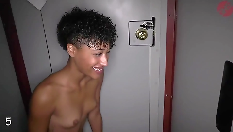 Brunette and black girl using plastic dildo in threesome