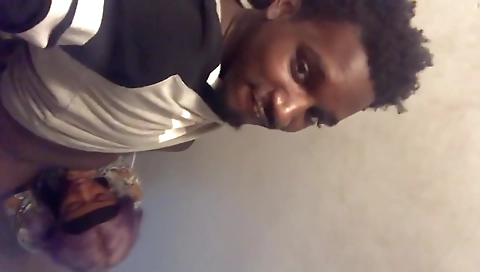 Ebony babe fucked and fingered in the deepthroat video