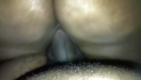 Gorgeous black woman in fetish clothes sucking and fucking big cock