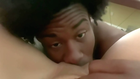 A blonde with a sexy body gets her pussy licked by a cock