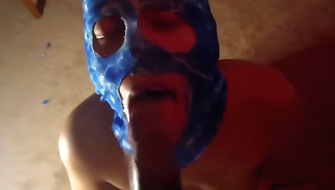 Ebony babe in a black top sucks on cock and gets penetrated