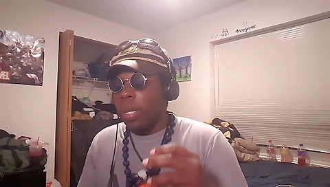 Sexy teen 18+ is in white stockings on webcam video