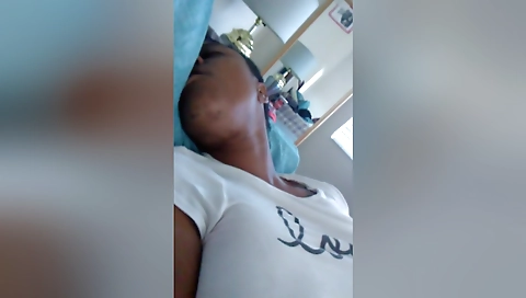 Ebony amateur blonde girl gets pounded until orgasm