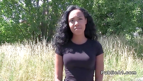 Amateur black woman with a tattooed body is getting fucked