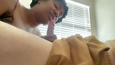 Black cock is going to pleasure her big ass and her pussy