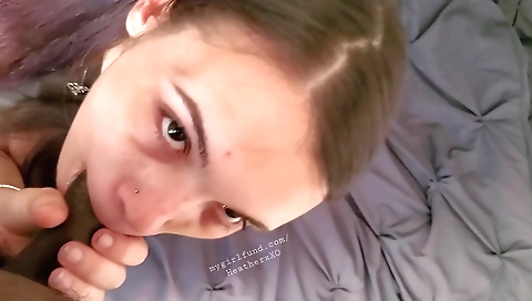 Brunette ebony milf 18+ is getting fucked in amateur porn