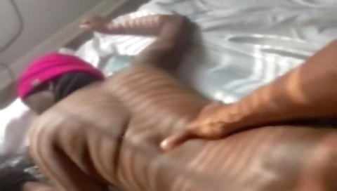 Amature black 18+ video showing a hot brunette taking snaps