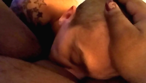 Ebony milf fucks her handsome hubby with a nice cunnilingus