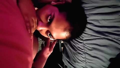 Ebony milf gets her tight pussy fucked deep in pov