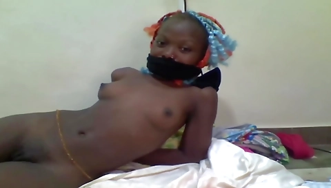 I am playing in the camera room with a small ass 19 year old slut