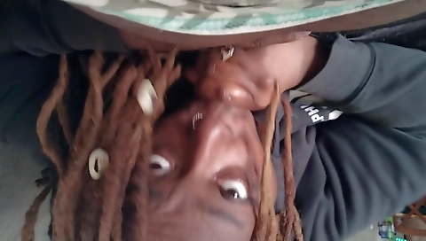 Sexy mature ebony hottie makes love to a horny dude