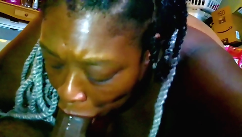 Ebony mature with hairy bush fucks in amateur porn scene