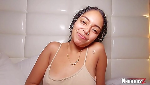 Bella Rose - Big Booty Latina Girl Gets Creampie